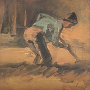 Vincent Van Gogh Man Digging (nn04) oil painting artist